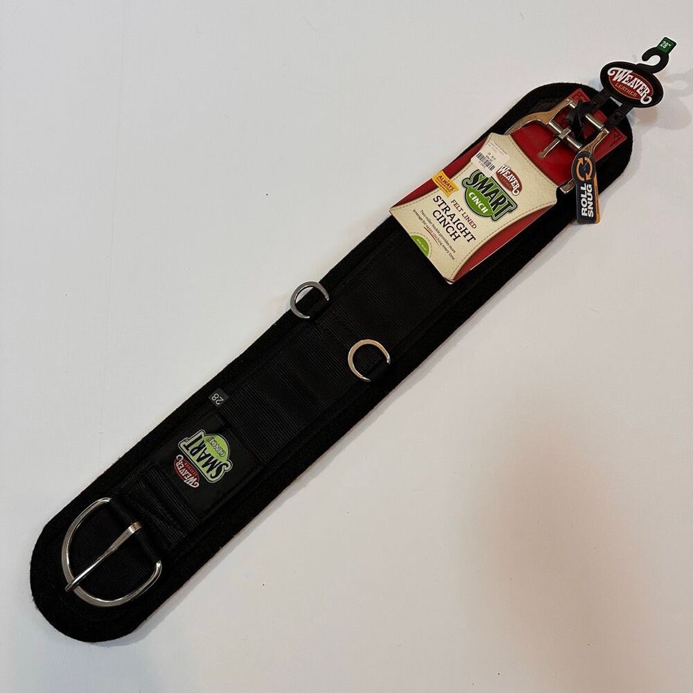 28” Weaver Leather Smart Cinch Felt Lined Straight Cinch – New w/ Tags - Picture 2 of 9